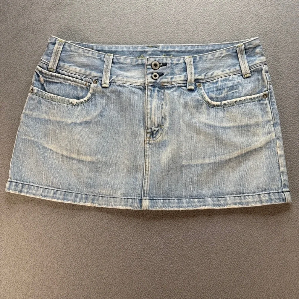 American Eagle Outfitters Light Blue Denim Mini Skirt